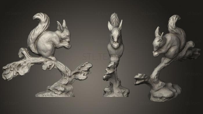3D model Squirrel Figurine (STL)